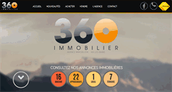 Desktop Screenshot of 360immobilier.com